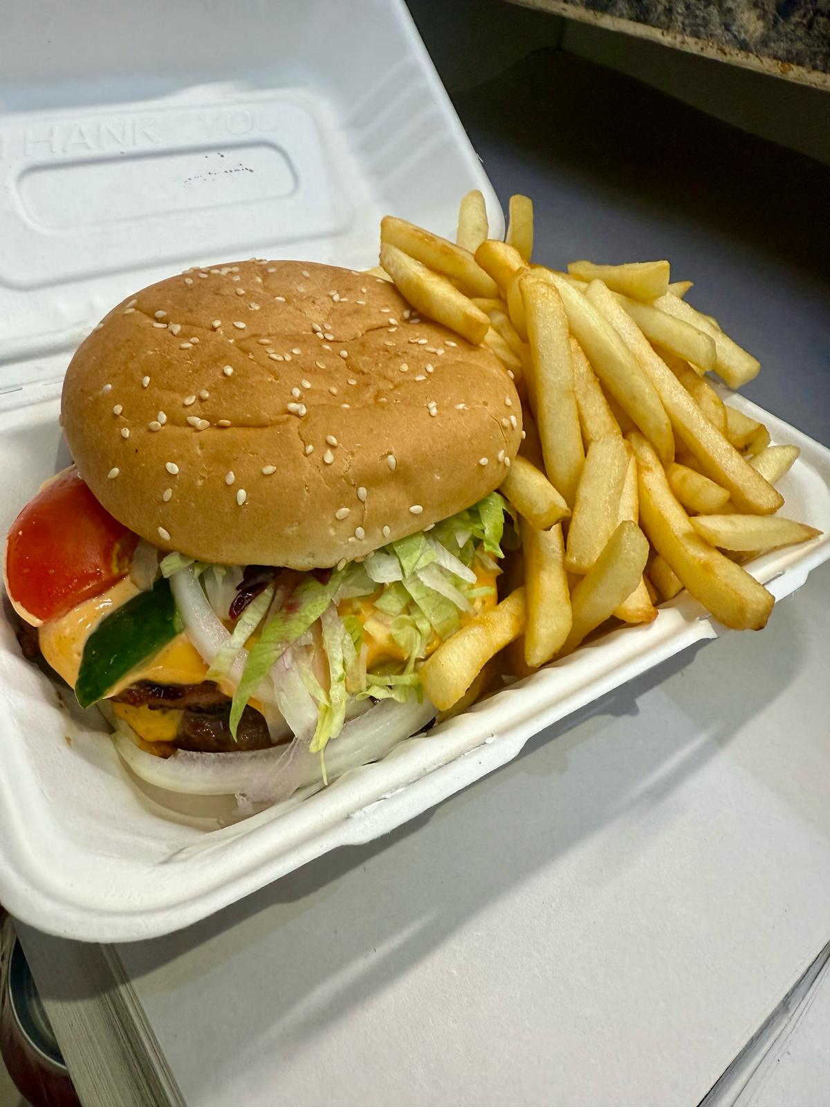 Half Pounder Burger Meal