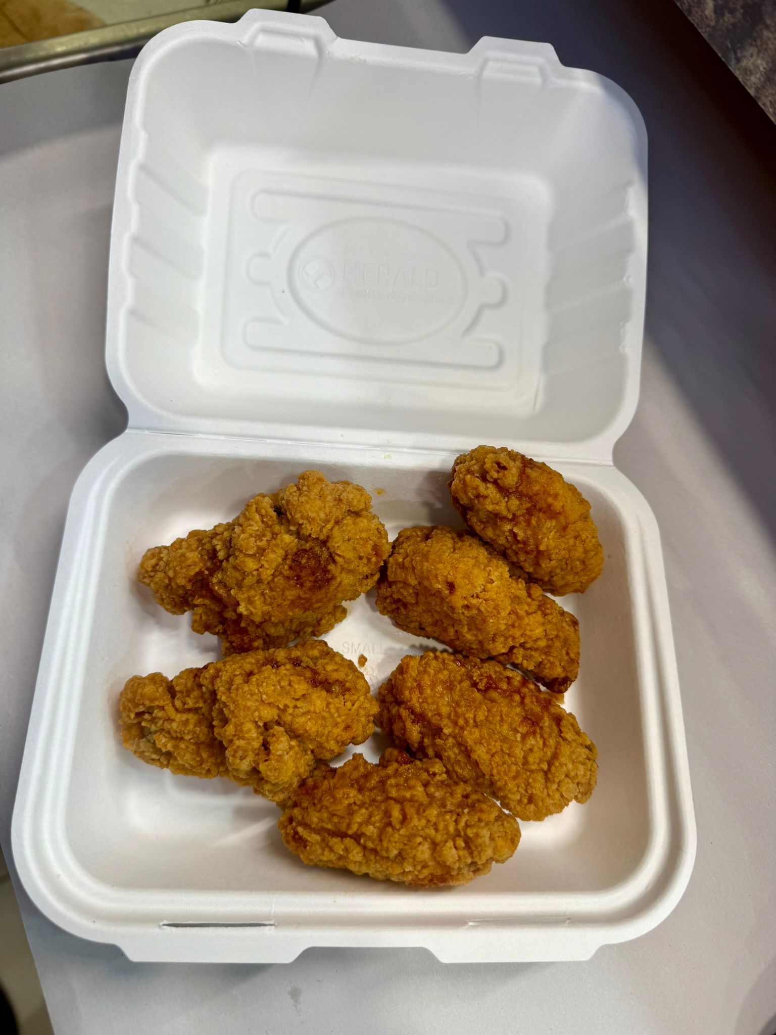 6 Crispy Crunch Hot Wings